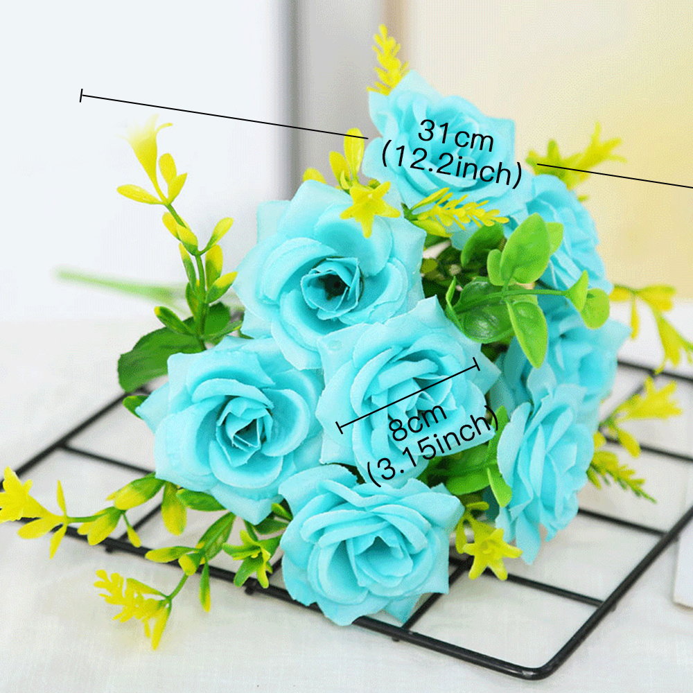 1pc Artificial Flower Stem Fake Plant Artificial Silk Temu