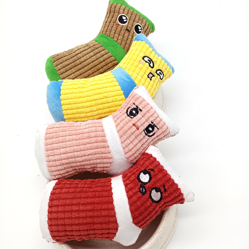 Squeaky Plush Dog Toy