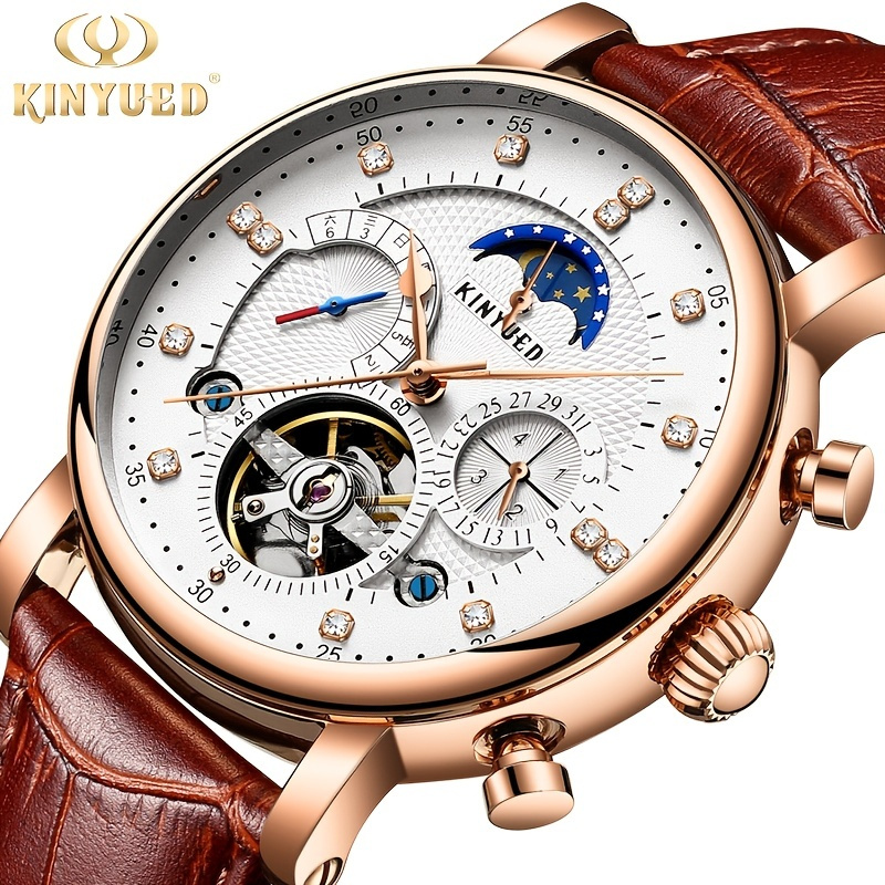 Men's Core Automatic Mechanical Watch Waterproof Watch, Ideal choice for Gifts