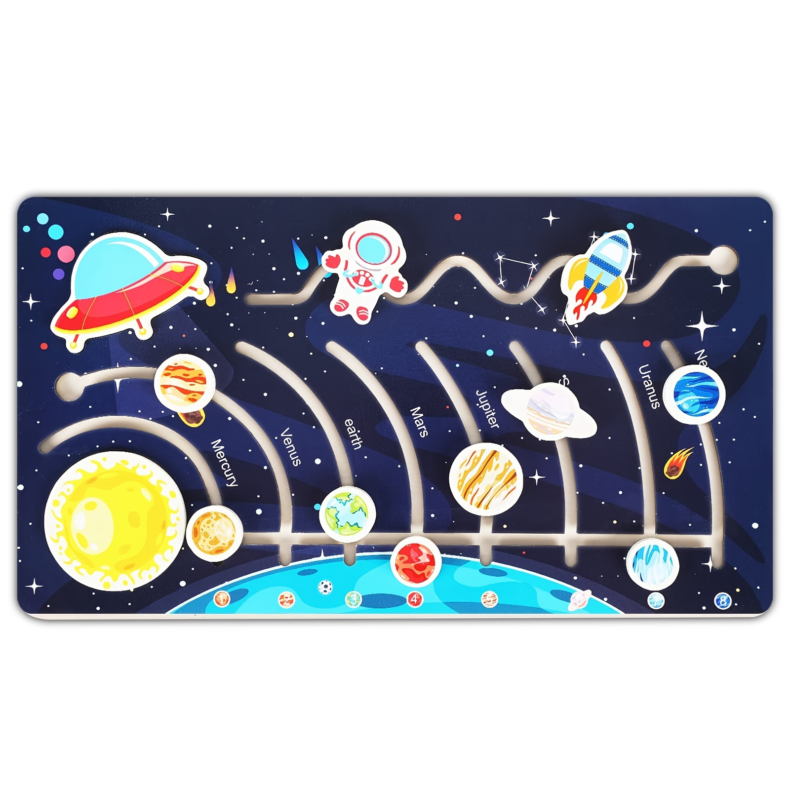 Wooden Space Toy Toys & Games Temu