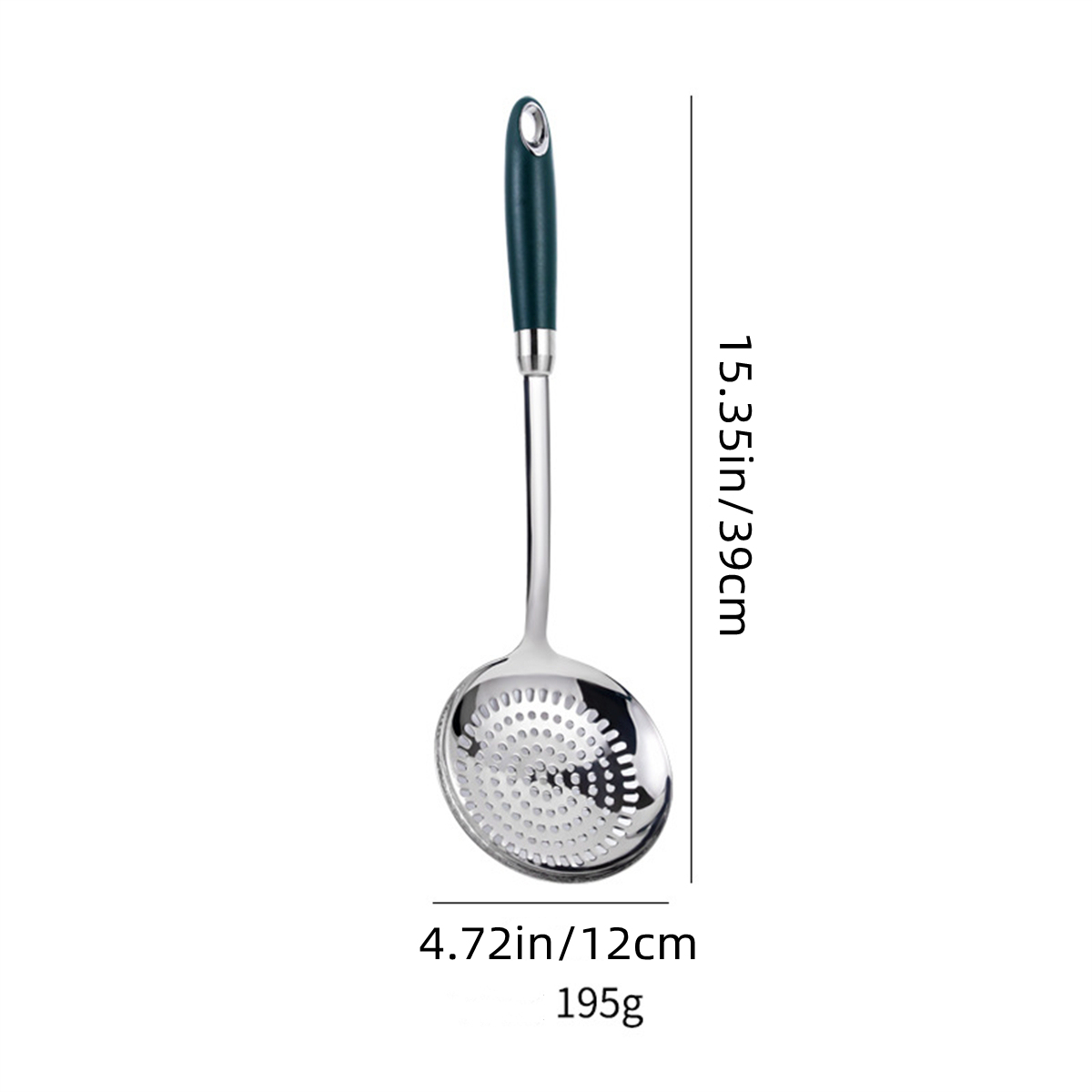 Colander Spoon 304 Stainless Steel Skimmer Strainer Spoon - Temu