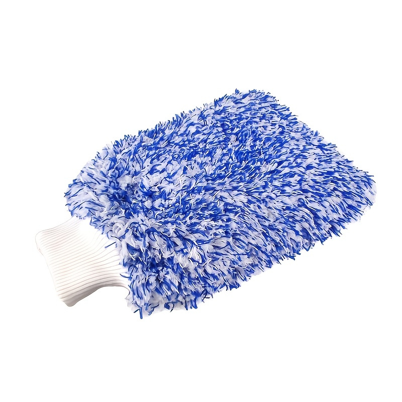 

1pc Car Wash Mitt: Premium Soft Microfiber Washing Gloves For Effective Washing, Scratch-free & Machine Washable!