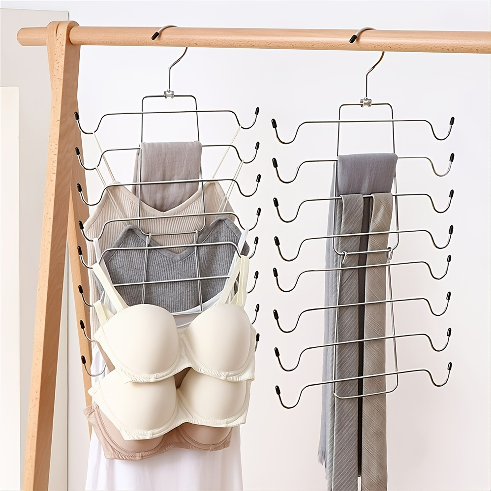 Libex Tank Tops Hanger Camisole Space Saving Bra Organizer Metal Folding  Closet Hangers for Bathing Suits, Strappy Dresses Scarfs, Pajamas :  : Home