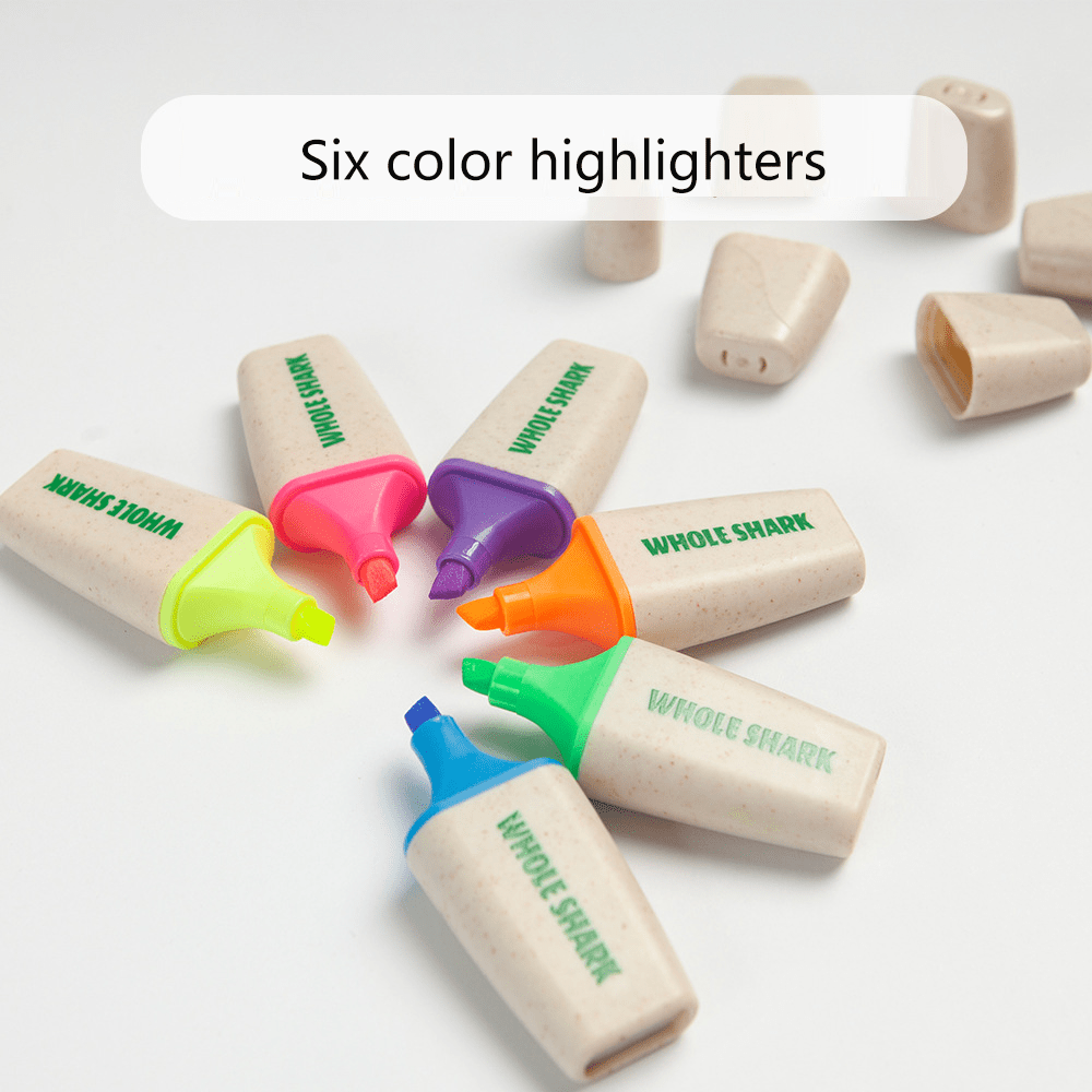 6 Set Highlighters Handwriting | Temu Australia