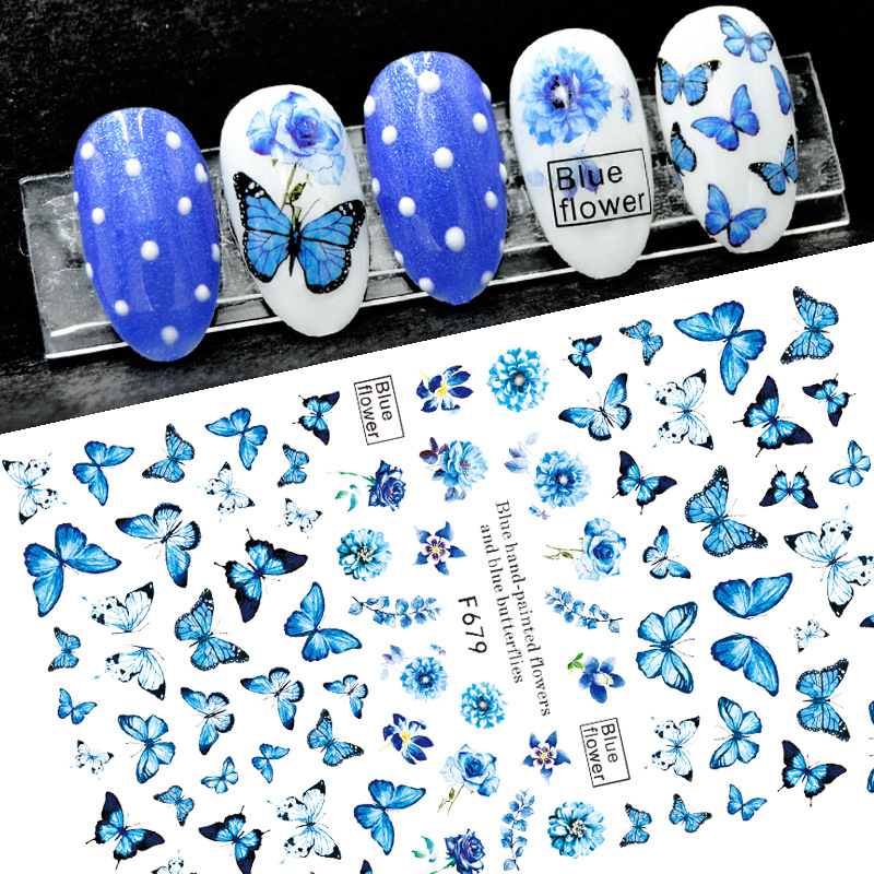 Holographic Butterfly Stickers 5 - The Nail Lounge Salon Supplies