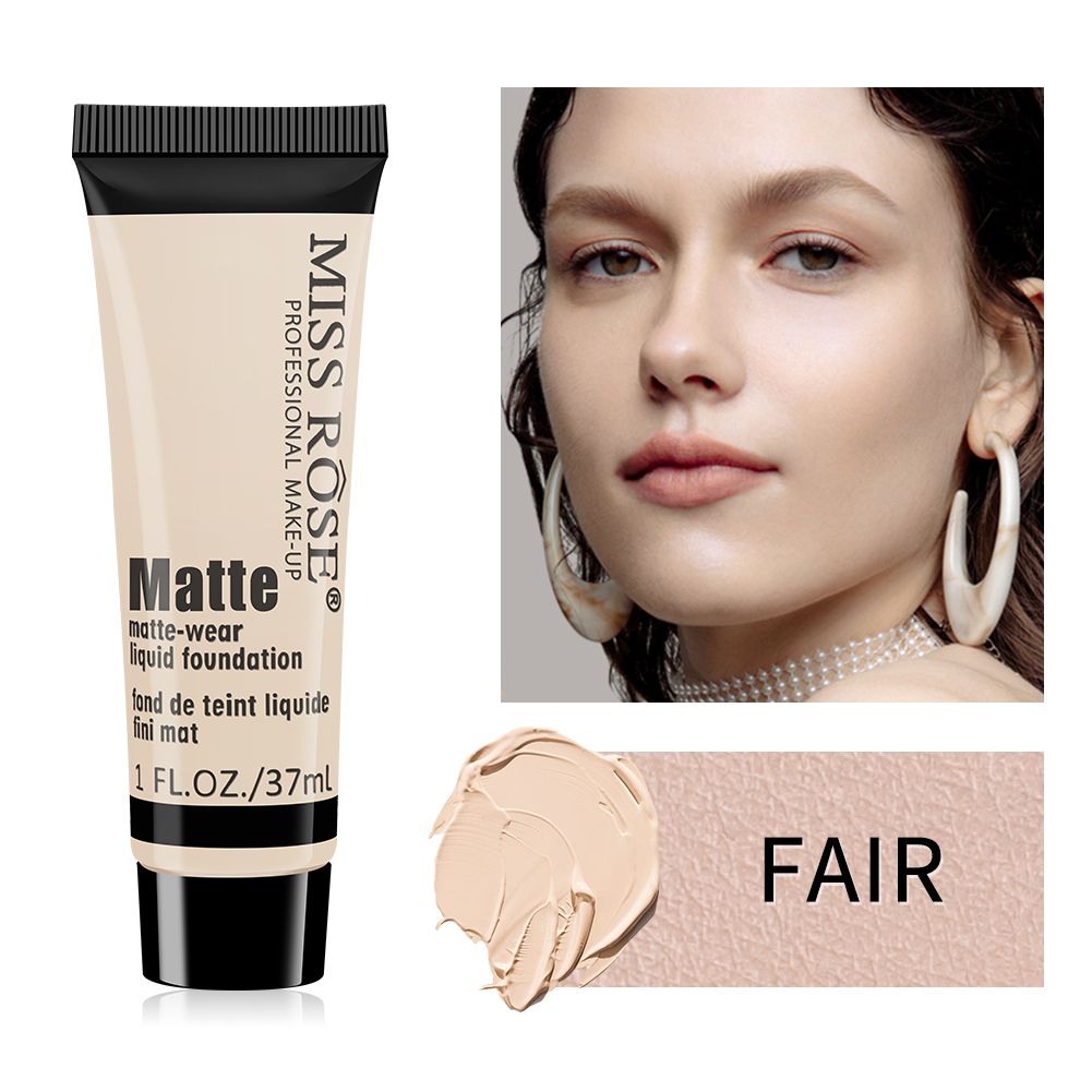 Miss Rose Concealer Face Makeup Foundation Cream Whitening Waterproof Full  Coverage Professional Facial Matte Base Face Makeup - Beauty & Personal  Care - Temu