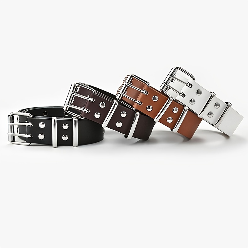 Rust Double Braided Faux Leather Belt – Inherit Co.