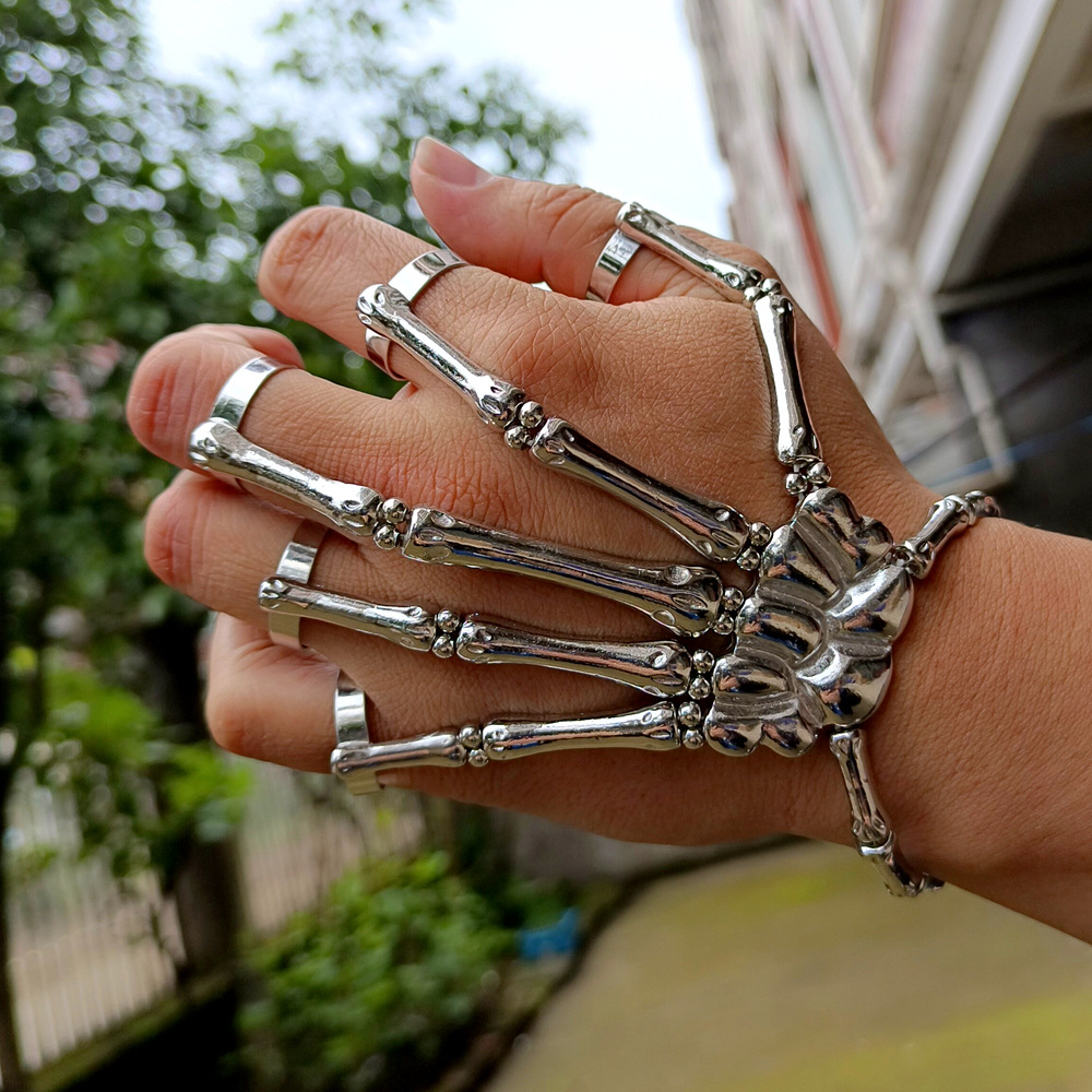 Steampunk Skull Bracelet for Men
