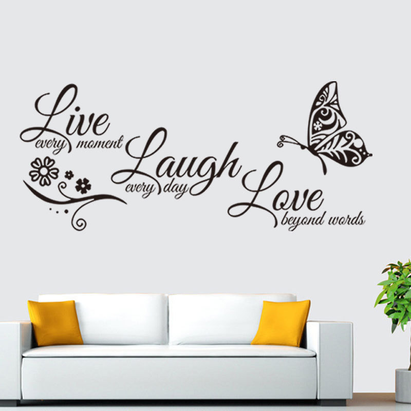 Cherish, Live, Dream, Laugh, Love - 2082 - Stickers Wall