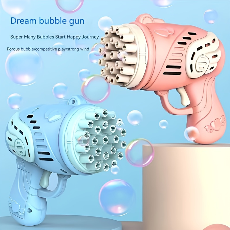 Bubble Gun Colorful Bubble Machine With Rich Bubble Temu