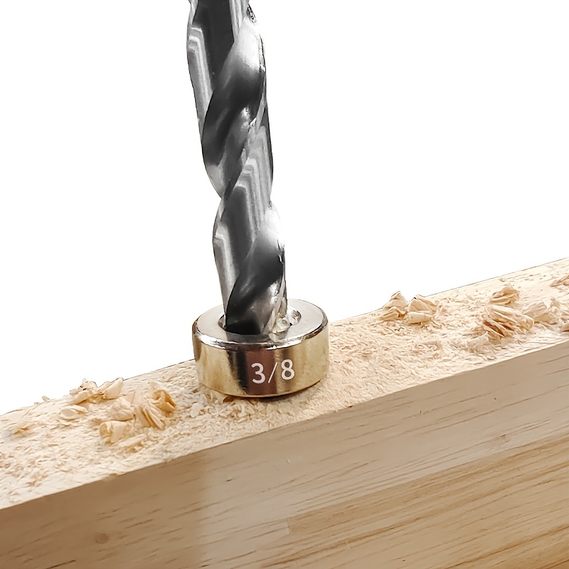 Inch Drill Bit Limiter A3 Steel Wood Drill Stop Collars Ring Temu