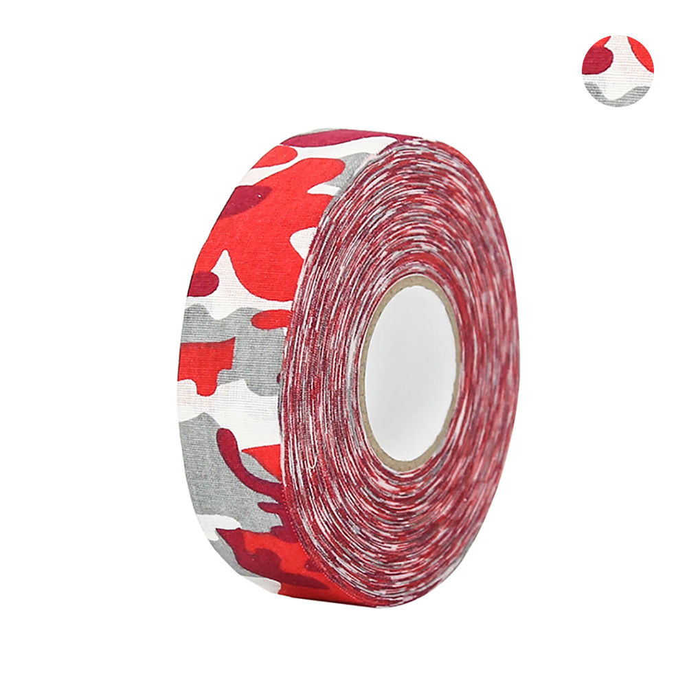 2.5cm*25m Hockey Tape - Multipurpose Cloth Tape Roll for Ice & Roller  Hockey Stick, Blade & Handle Protector - Strong Over Grip for Lacrosse  Baseball Bat - Sports Gifts, Accessories, Equipment, Gear 