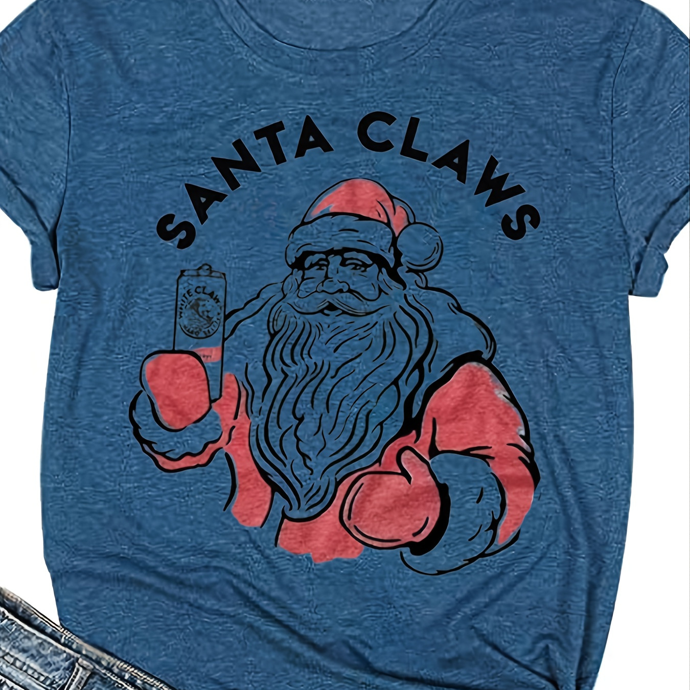 santa white claws shirt