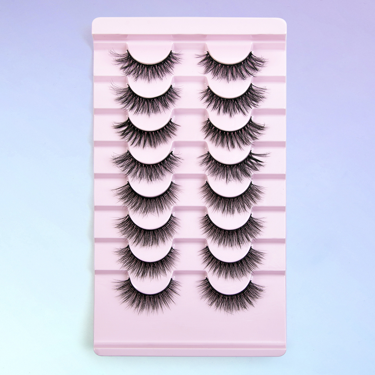 Natural Look Fluffy Wispy Faux Mink Eye Lashes