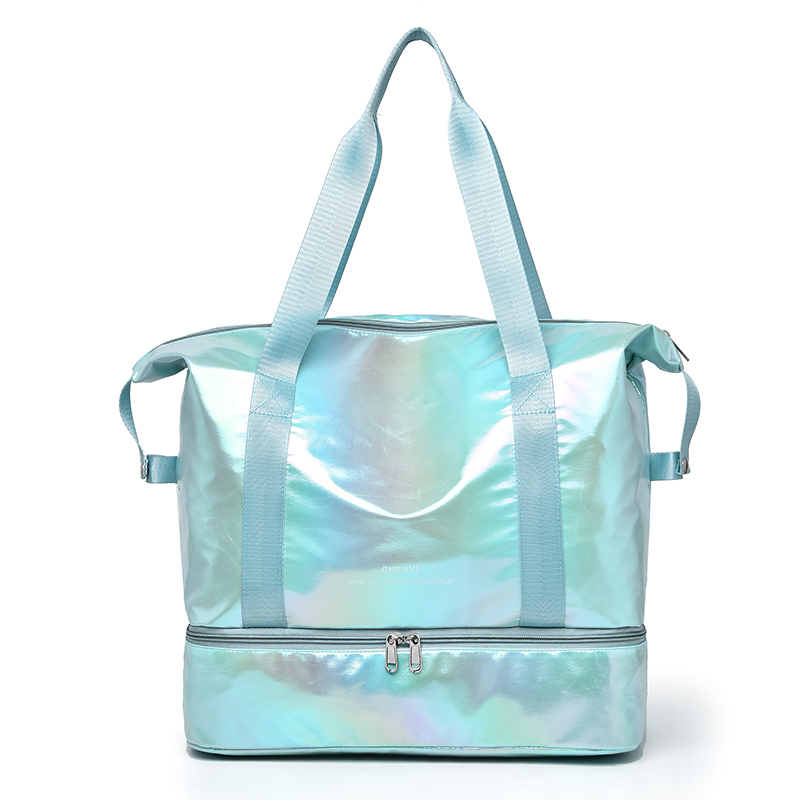 Clear Duffel Bag with Shoes Compartment