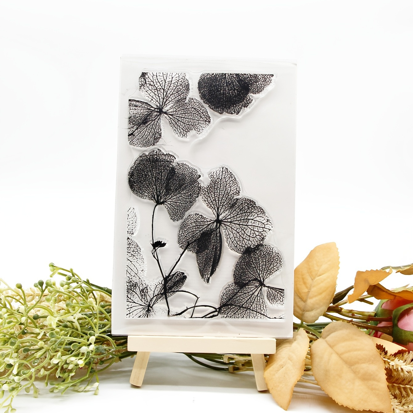 

Add A Touch Of Nature To Your Crafts With Leaf Silicone Clear Stamps