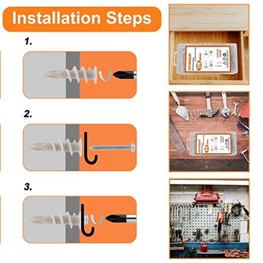 Heavy duty Drywall Anchor Kit Holds 75 Pounds Perfect Wall Temu