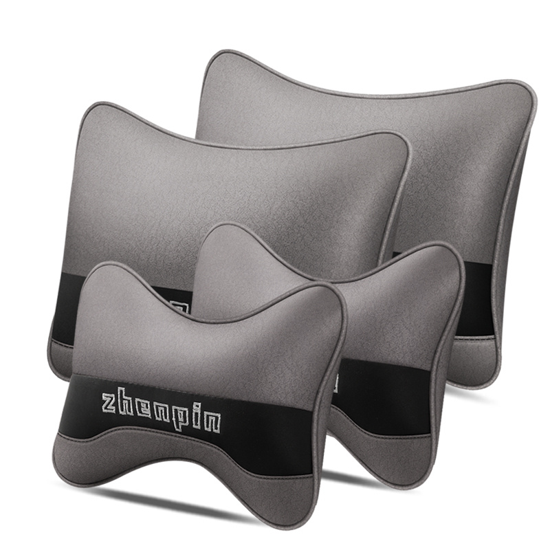 Back Support Lumbar Cushion Memory Foam Travel Pillow Car / Van