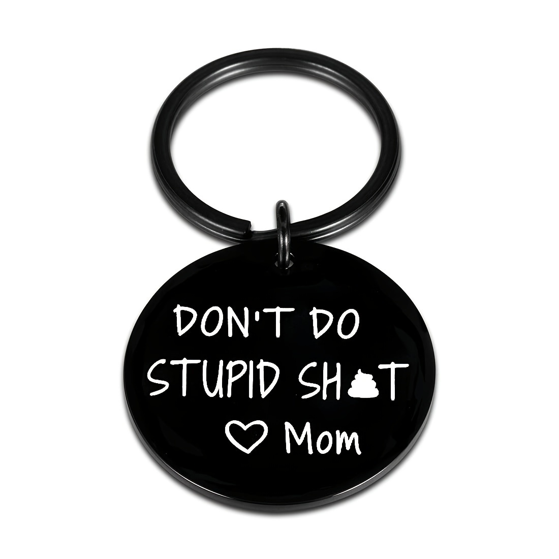Shxx Dont Do Stupid Keychain For Son Daughter Gag Gifts Kids Teen Boys  Girls Gifts Idea Funny Christmas Birthday Gifts Him Her A912-21