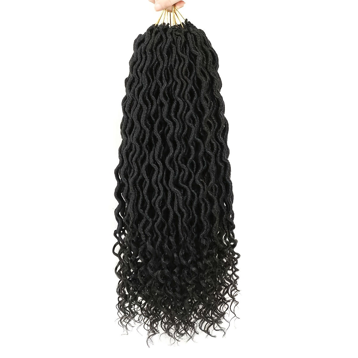 Goddess Locs Crochet Hair Curly Goddess Faux Locs Hair For Women ...