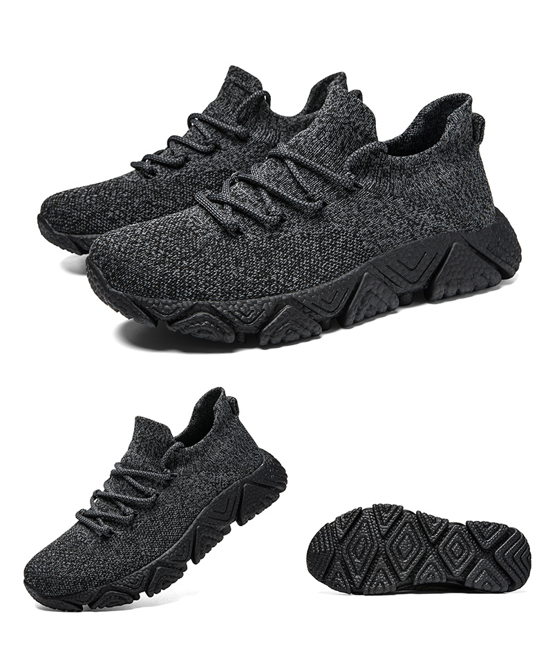 mens lightweight breathable velvet walking shoes warm plush lining ...