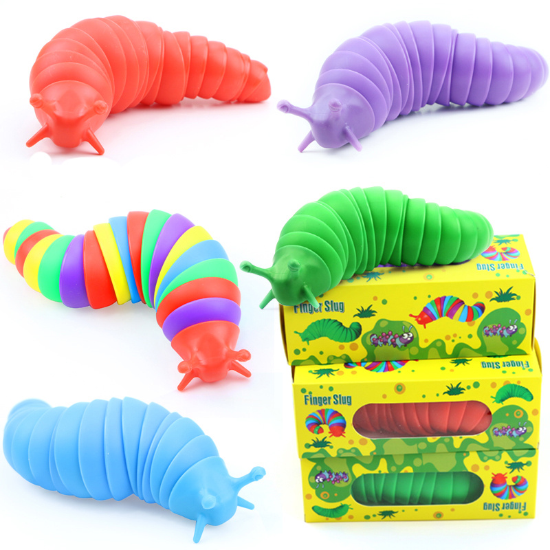 Sensory Slug Articulated Anxiety Sensory Toys Flexible Fidget Slug Snail- Fidget Sensory Toys for Adult and Children - China Decompression Bionic  Slugs Fidgets and Snail Toy price