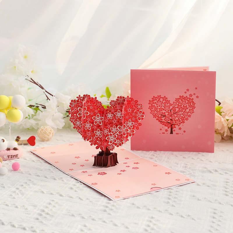 3d Pop Up Heart Cards for Valentine's Day or Mother's Day - Basic