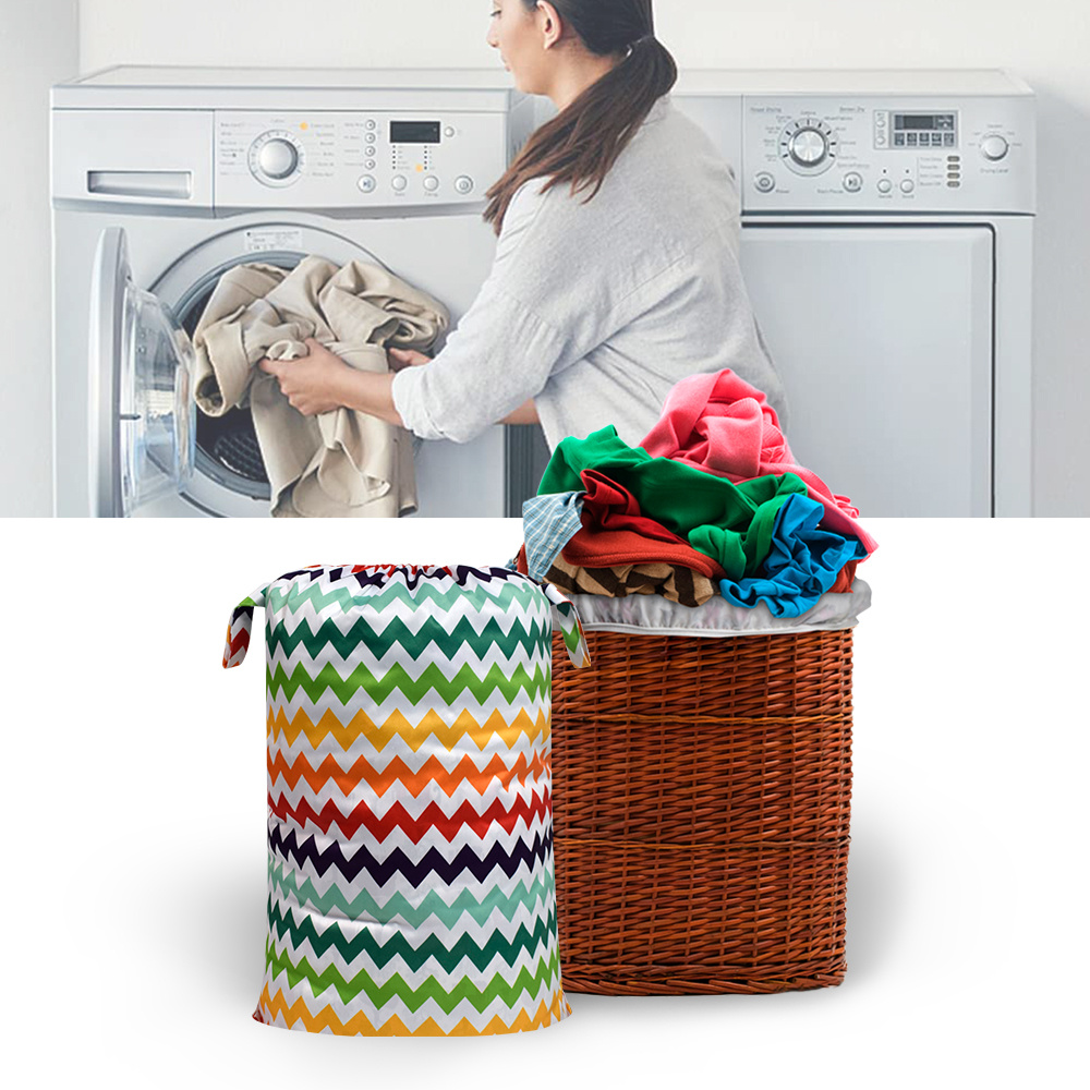 1pc reusable diaper pail liner keep your kitchen garbage cans clean   with this cloth diaper laundry bag details 2