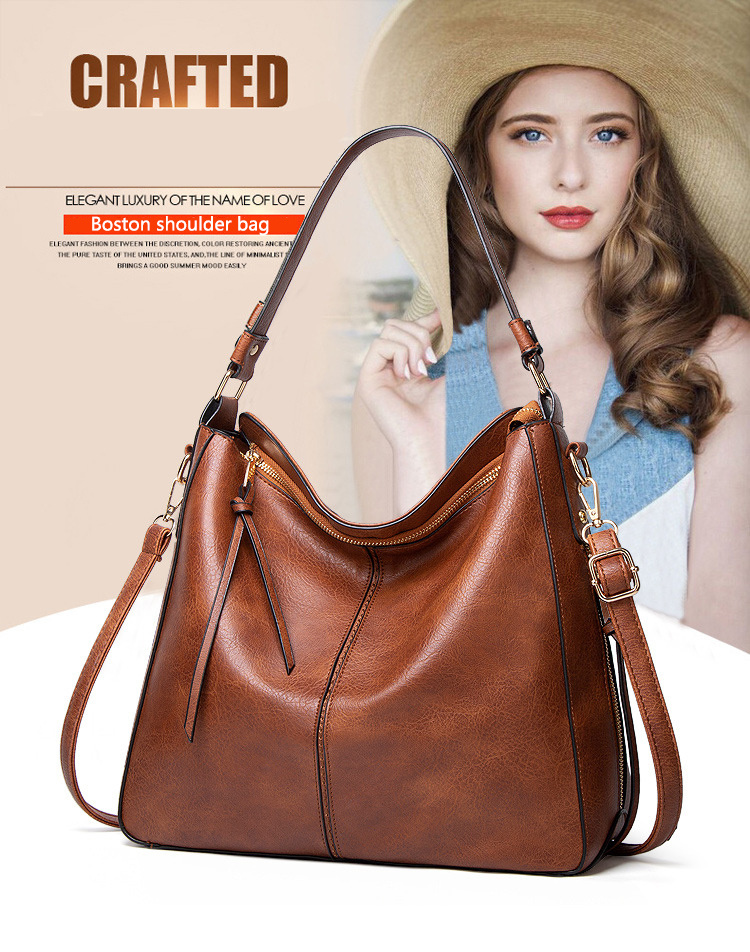 Fashionable And Minimalist Large Capacity Handbag With Adjustable Shoulder  Strap