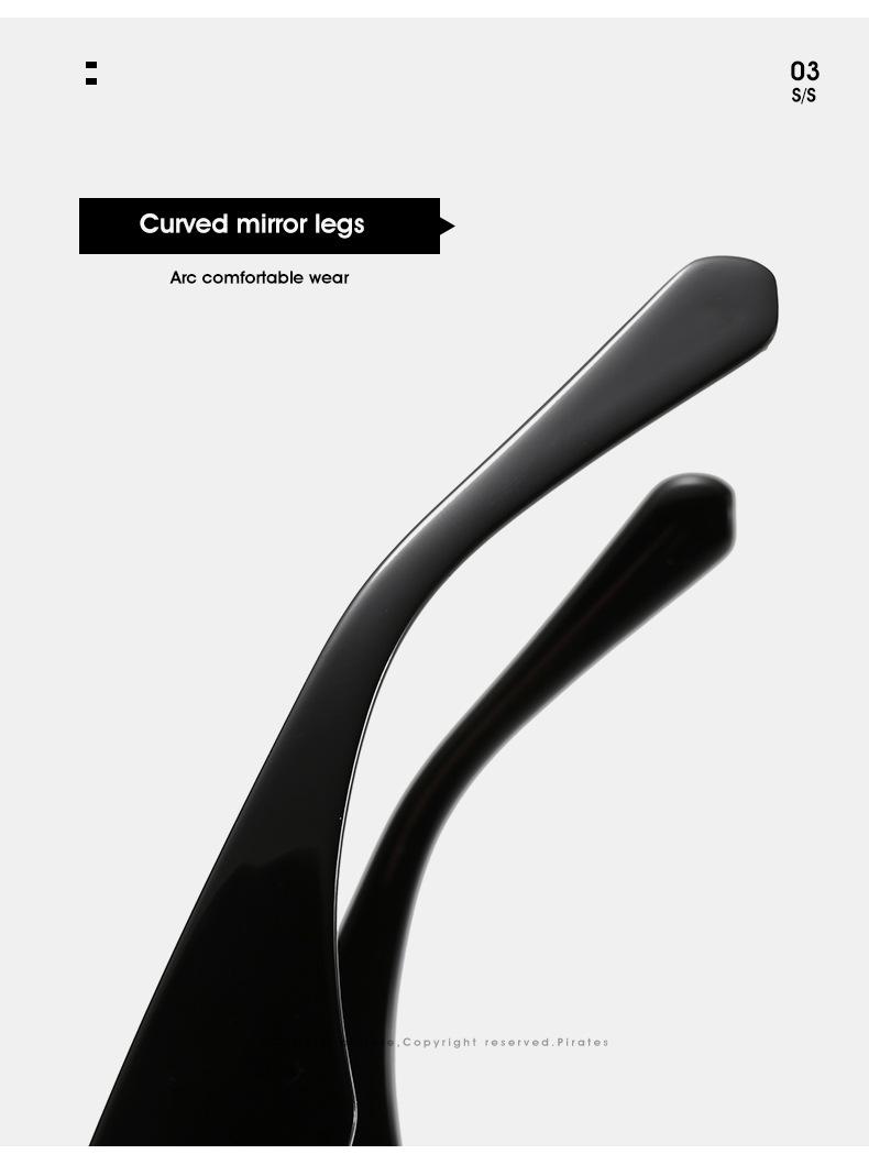 Trendy Retro Small Frame Men's Rectangular Simple Flat Top Street Style