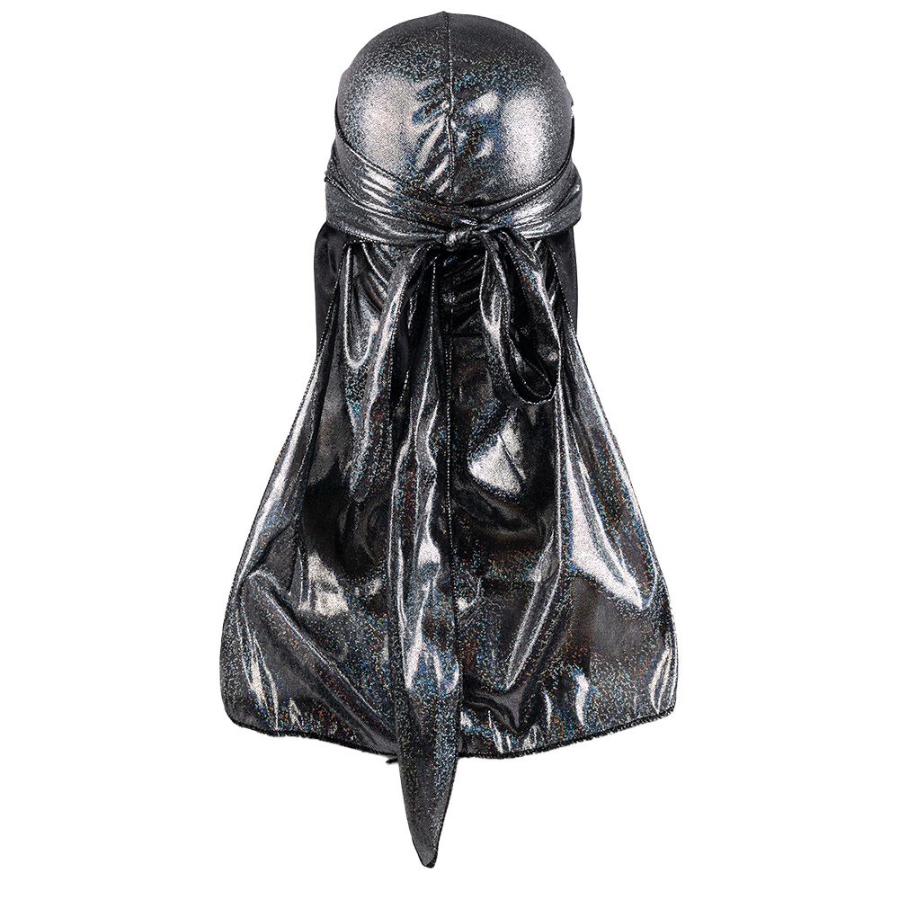 Plated Durag Pirate Hat Men Street Dress Bandana
