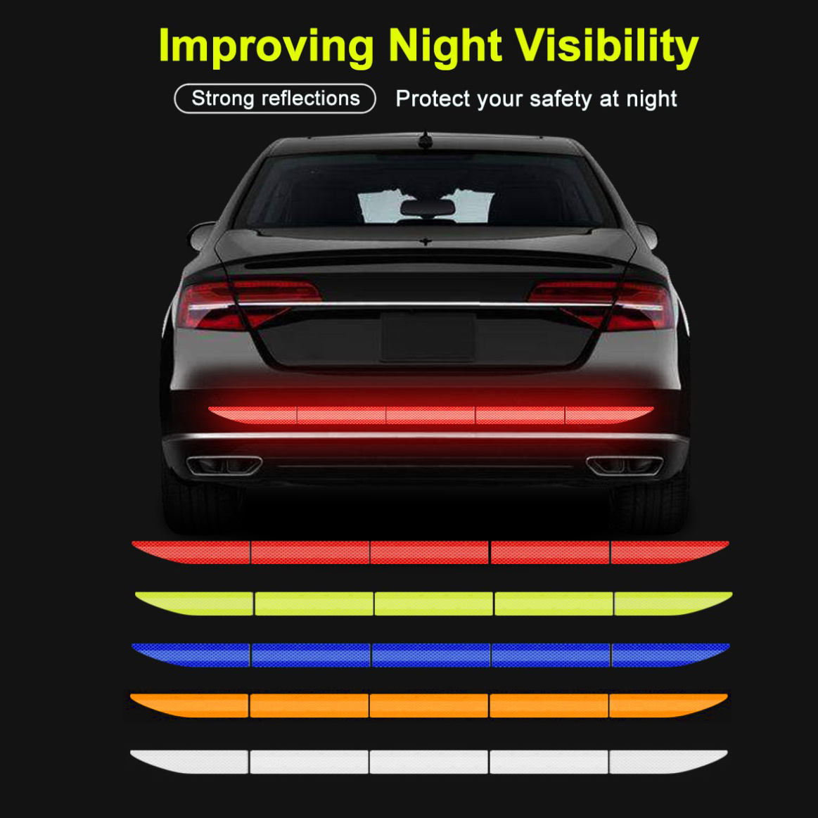 Car Reflectors: Increase Visibility Safety Reflective Tape! - Temu