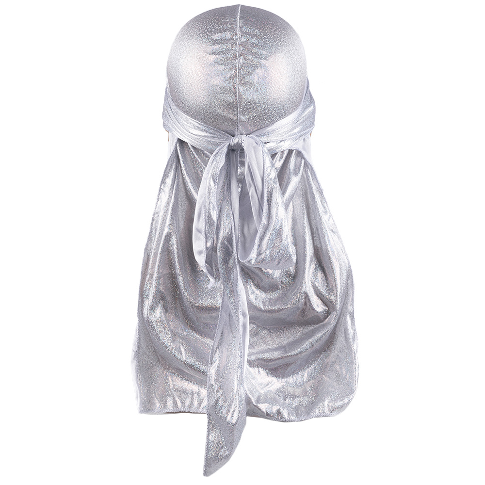 Plated Durag Pirate Hat Men Street Dress Bandana