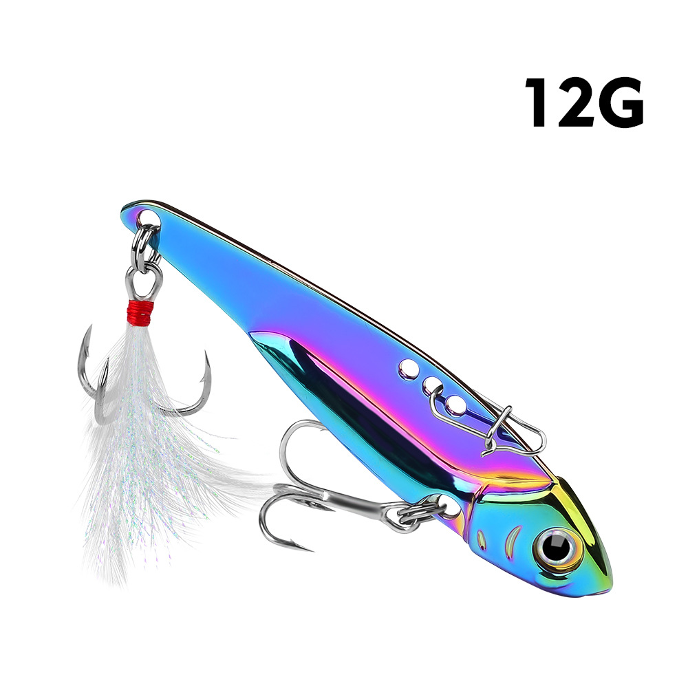 Sequin Rotation Fishing Lure, Feather Hook Fishing Lures Gear Kit for Trout