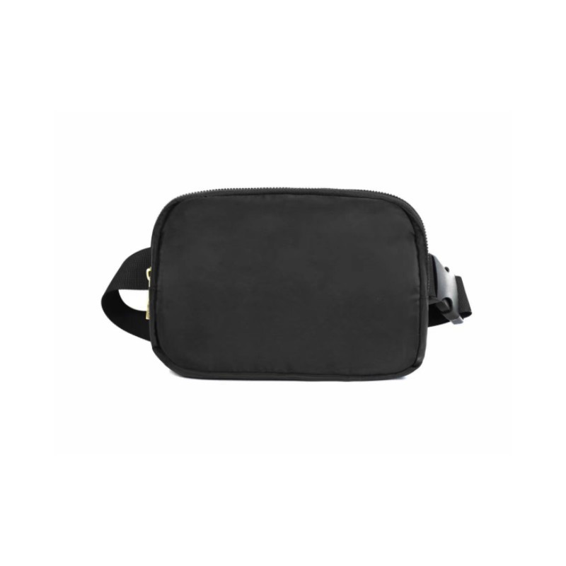Unisex Mini Belt Bag with Adjustable Strap, Crossbody Fanny Pack for  Traveling (Black) 