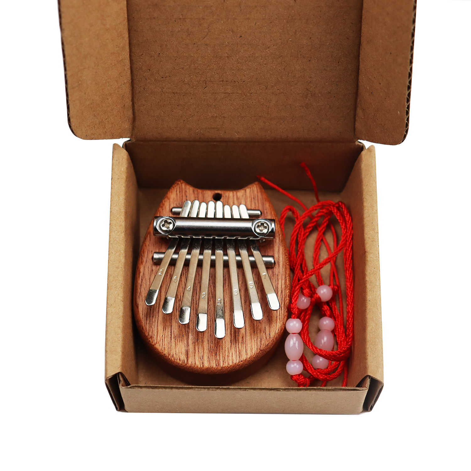 Mikinona 1 Juego Cadena de en miniatura cadena musical para piano de pulgar  decoración musical práctico accesorio kalimba cadena musical para kalimba