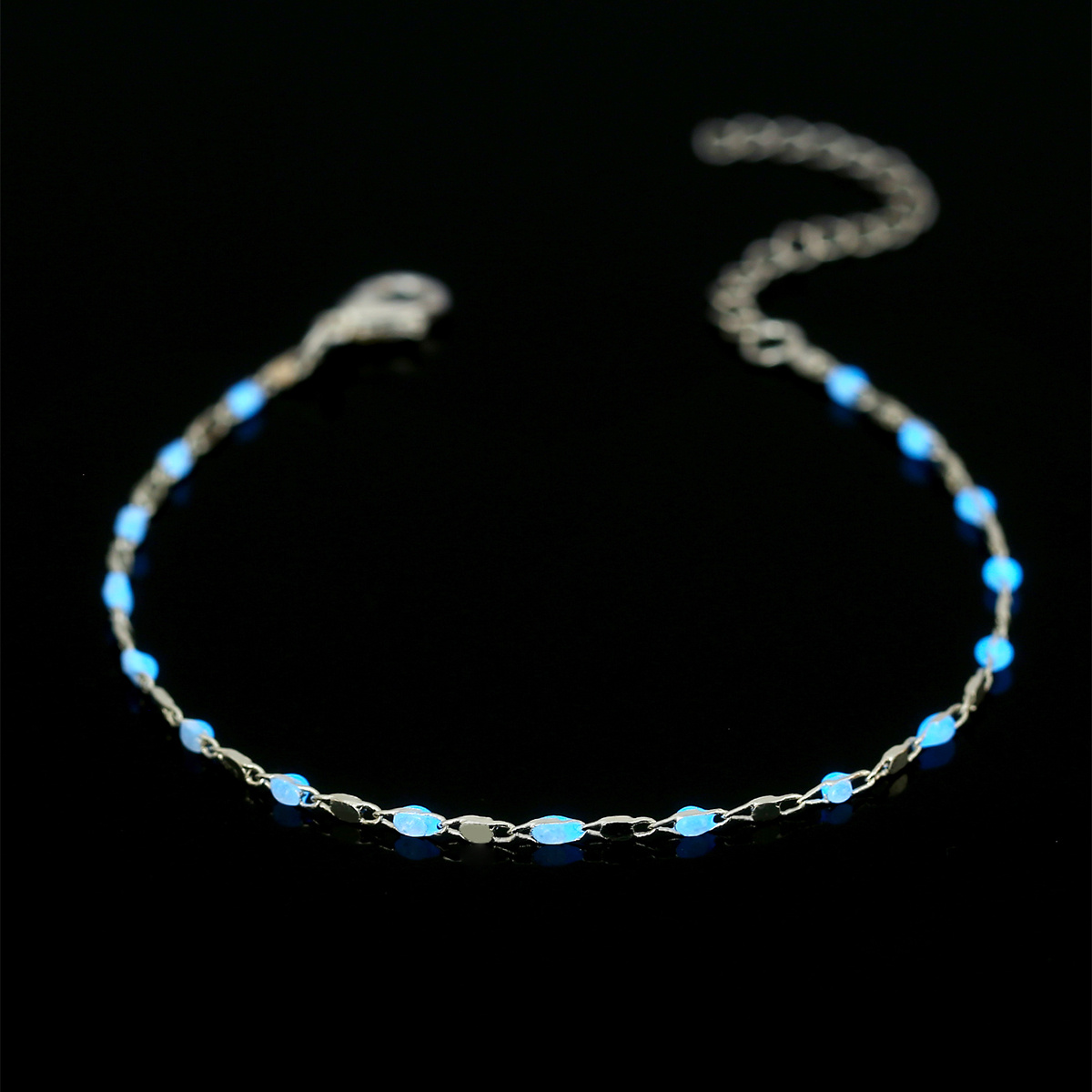 Luminous Geometric Bracelet Dainty Adjustable Chain Bracelet For Women And 1pc