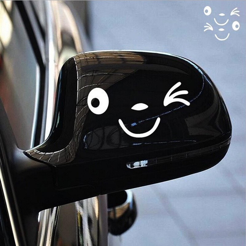 Rear View Mirror Sticker, Car Mirror Decal, Car Decal for Women