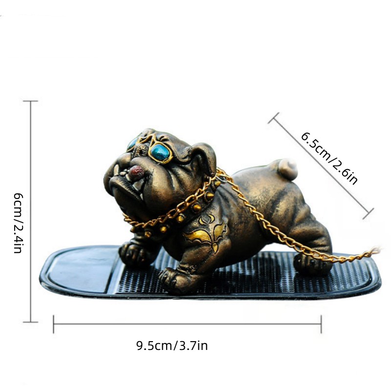 Car Bully Pitbull Dog Decoration Creative Car Interior Simulation