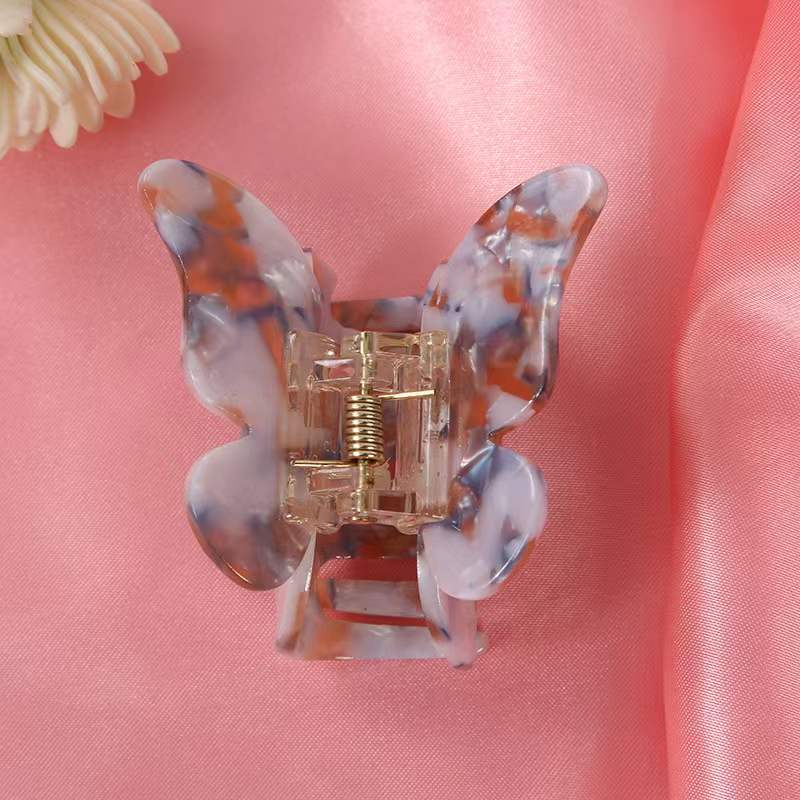 Acrylic Hair Claw Butterfly Tortoise Shell Hair Clip French - Temu