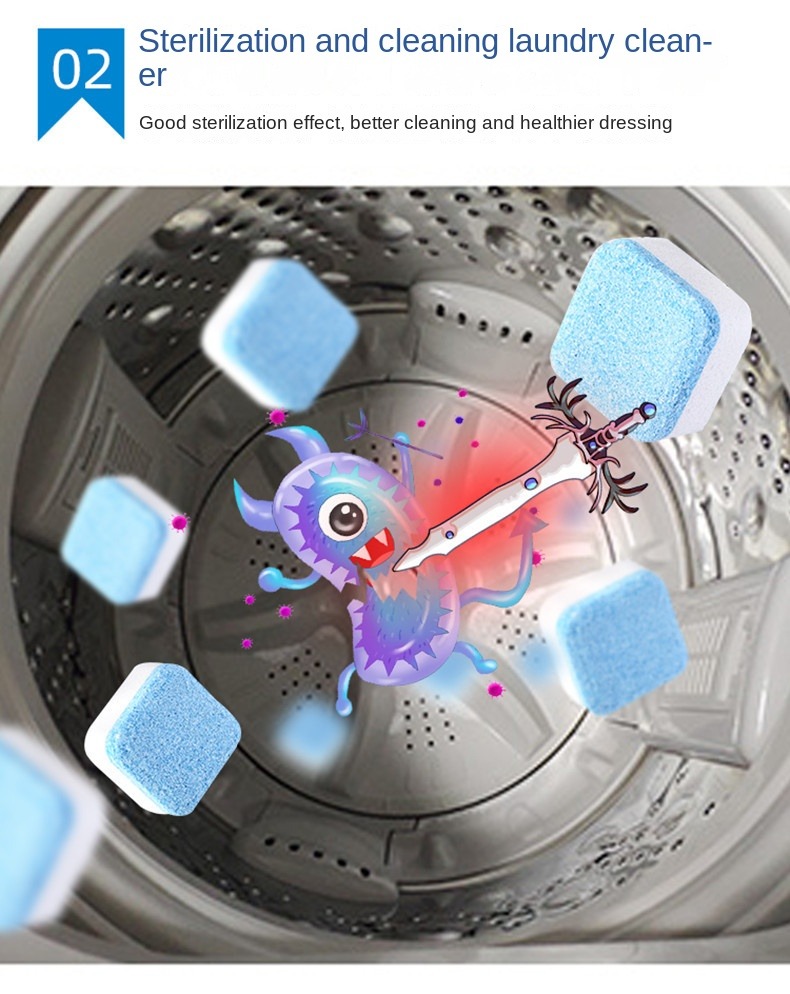 Washing Machine Cleaner Descaler Deep Cleaning Tablets For - Temu