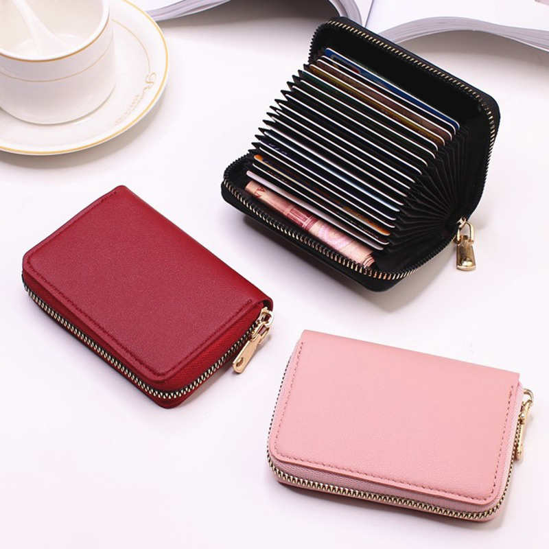 Red Wallets & Card Cases for Women