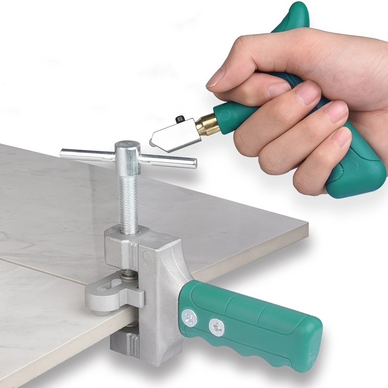 Diamond Glass Cutter Professional Portable Wheel Blade Antislip Metal  Handle 175mm For DIY Tile Mirror Craft Cutting Hand Tools