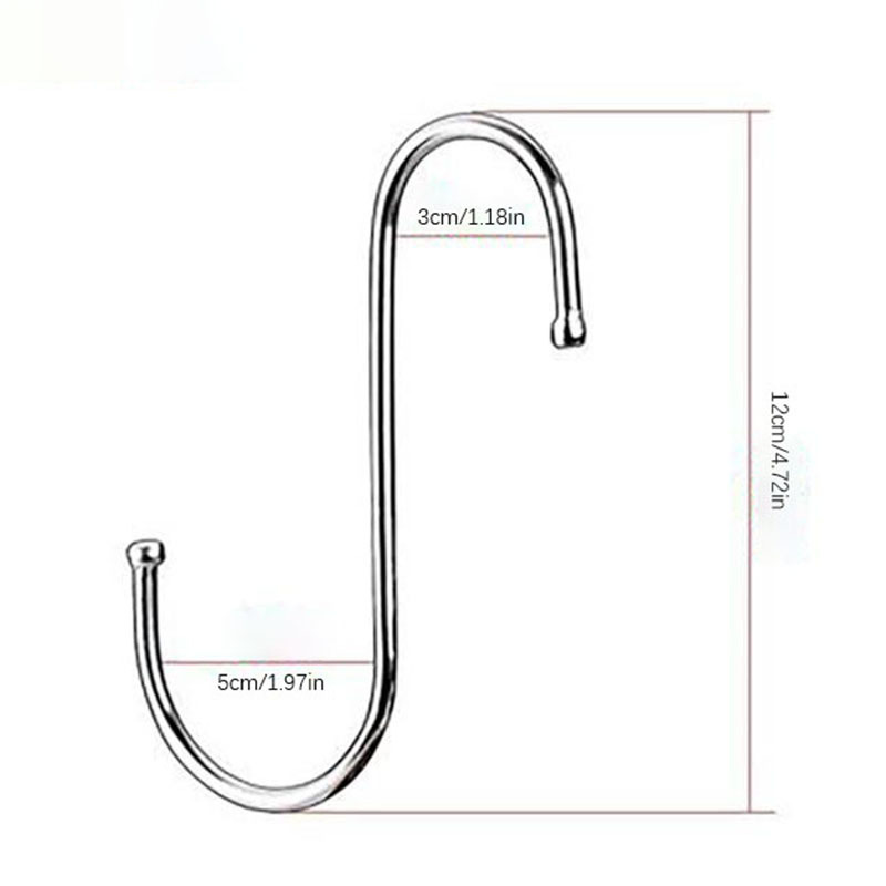 S Shaped Hooks Stainless Steel Metal Hangers Hanging Hooks - Temu