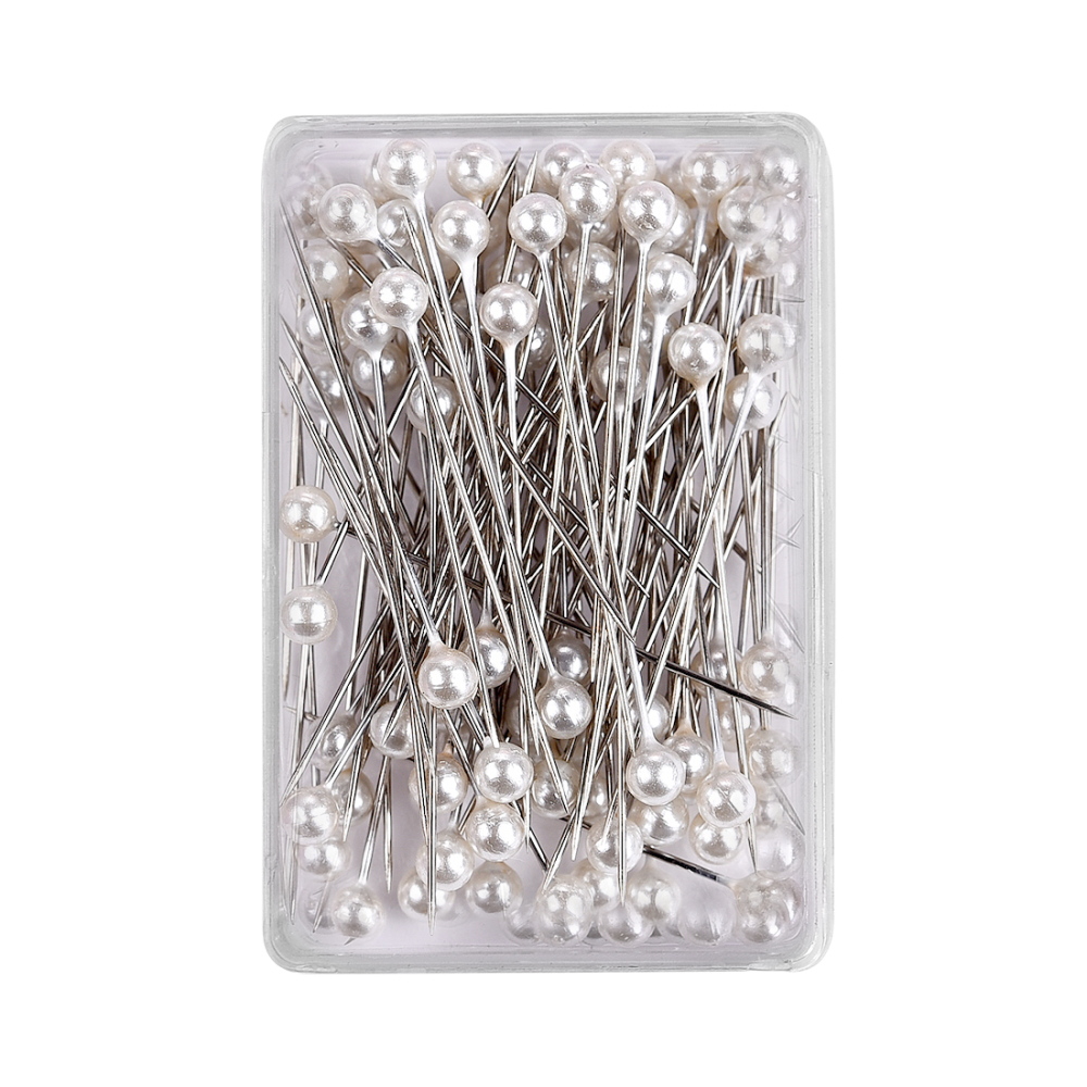 Colorful Round Pearl Head Pins Stitch Straight Positioning - Temu