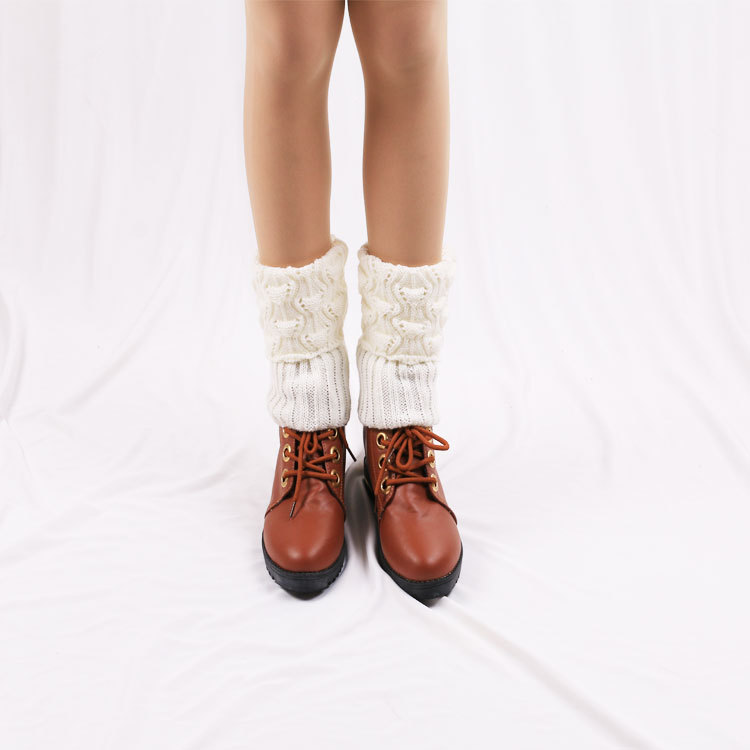 Womens Crochet Boot Leg Warmer Boot Cover Keep Warm Socks Ankle Warmers  Short US
