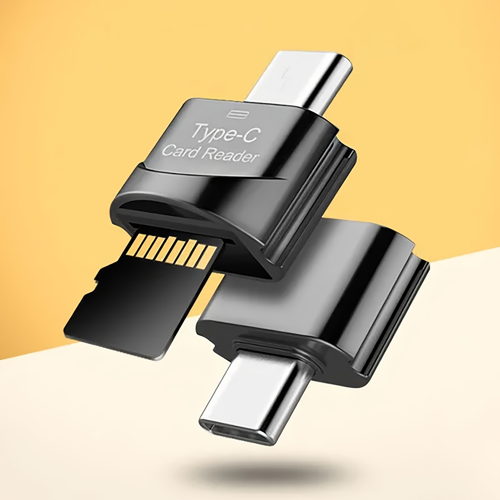 1PC Card Reader USB 3.0 SD/Micro SD TF OTG Smart Memory Card Reader Type C USB-C Adapter For Phone Laptop(TF Card Not Included)