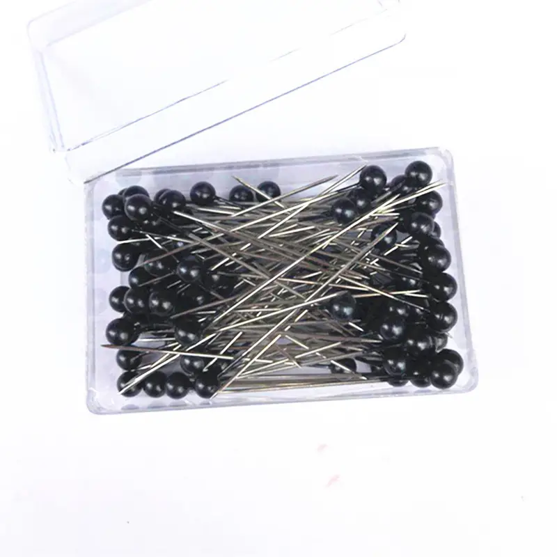 120Pcs Colorful Round Pearl Head Needles Stitch Straight Push Sewing Pins  Dressmaking DIY Sewing Tools For Home Handmade Make - AliExpress