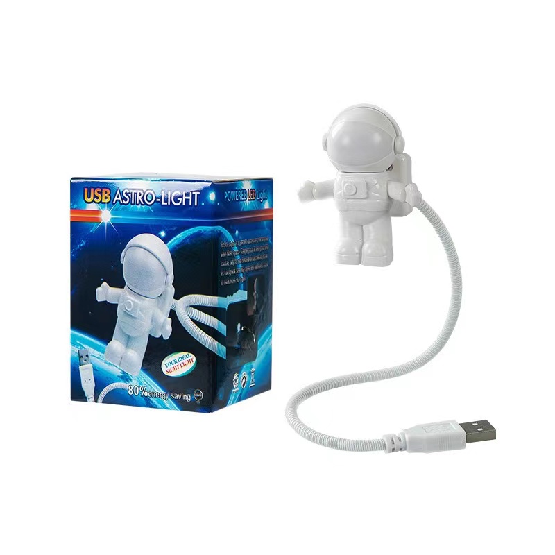 Night Lights Oobest Funny Astronaut USB Gadget Spaceman USB LED Light  Gadgets De Luz Nocturna Ajustables Para Computadora Laptop PC Lámpara  P230331 De 8,28 €