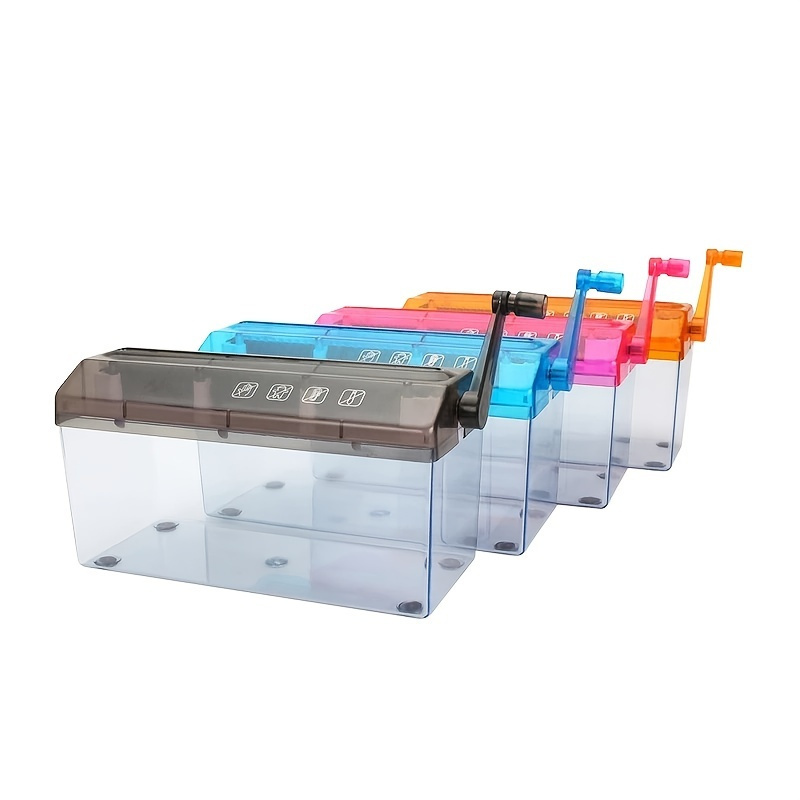 Auto Paper Shredder - Portable Mini Paper Shredder, A6 Document Cutter,  File Cutting Machine